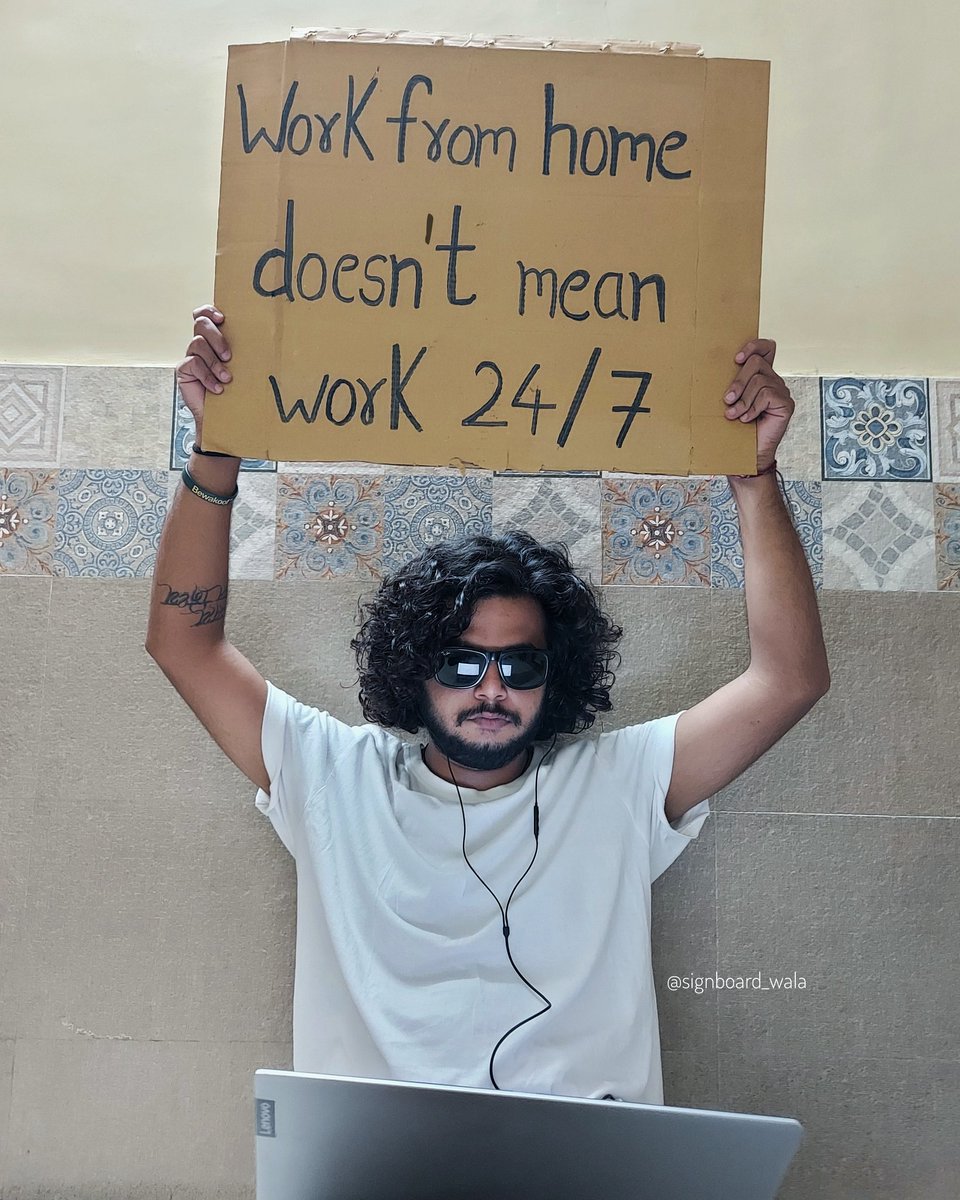 SignboardWala's tweet photo. Send this to your Boss and Manager!
#signboardwala
#WFH
#WorkFromHome
#workingfromhome

Our instagram
https://t.co/SNLq6jLQXj https://t.co/BA6u36S0Ui