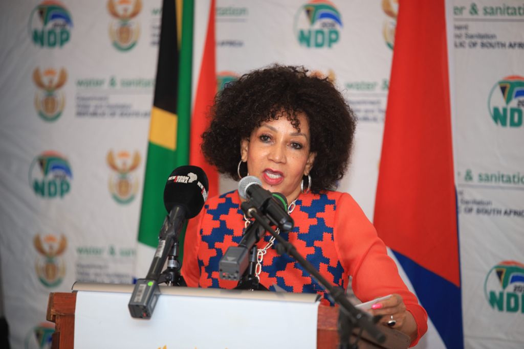 DWS_RSA's tweet photo. "Cuba has had similar challenges we are currently facing as a country. They have overcome them and the engineers are here to assist us. They will teach and show us how to overcome these challenges." - Minister @LindiweSisuluSA 

#CubaEngineersInRSA https://t.co/0lTBPpws84
