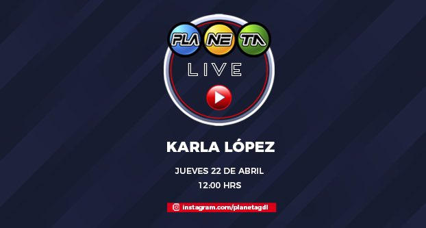 Planeta_GDL's tweet photo. ¡Todo está listo! ⏯ Nos vemos en instagram 12:00 Hrs #PlanetaLIVE con @KarlaLArriaga ⚡️⚡️⚡️ #Planeta999 #PlanetaRadio #EquipoPlaneta #LaEstaciónMásCompleta 🌎 https://t.co/8foI0igGe4