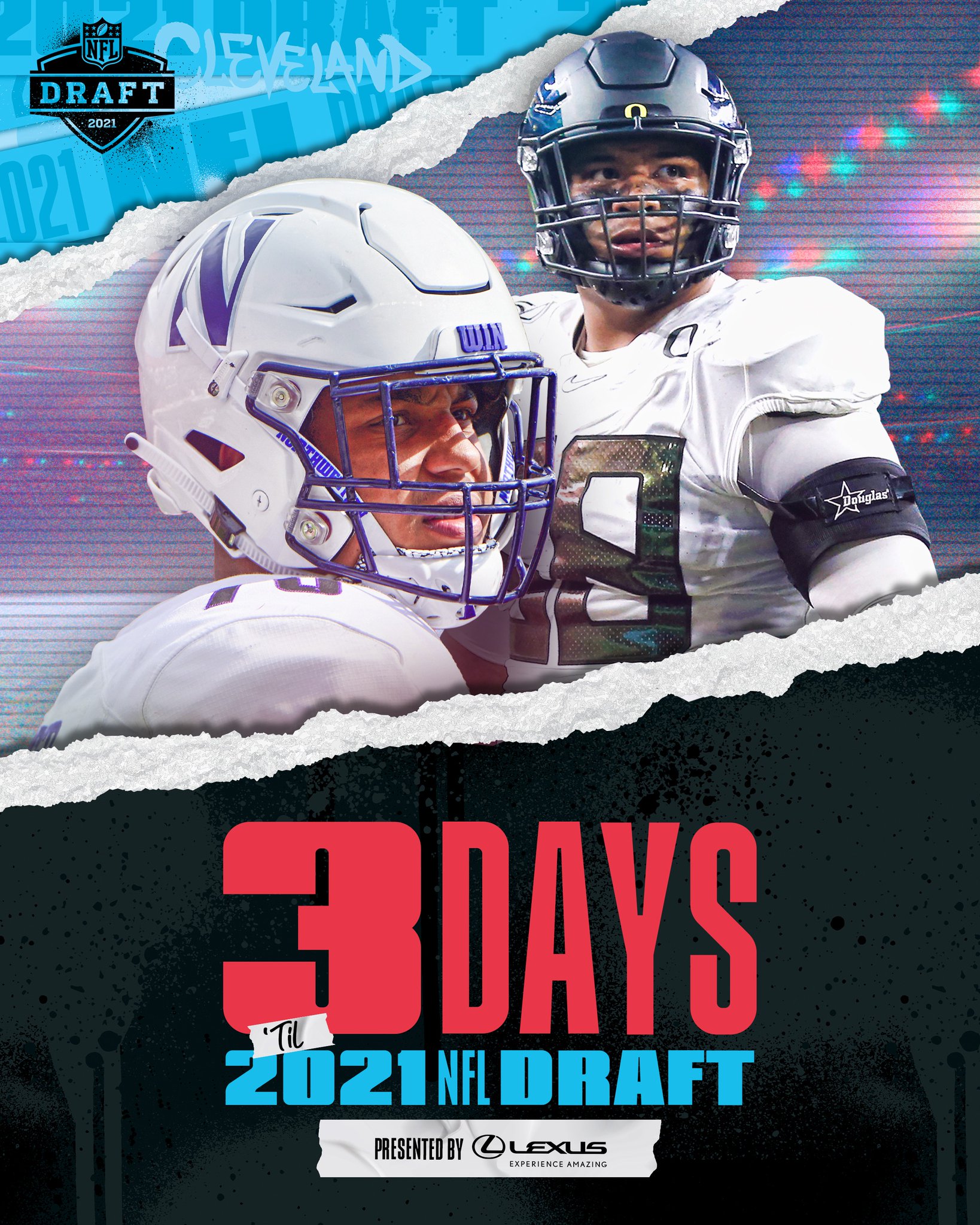 NFL on Twitter "Only 3️⃣ days until the NFLDraft! (by Lexus) 📺 2021