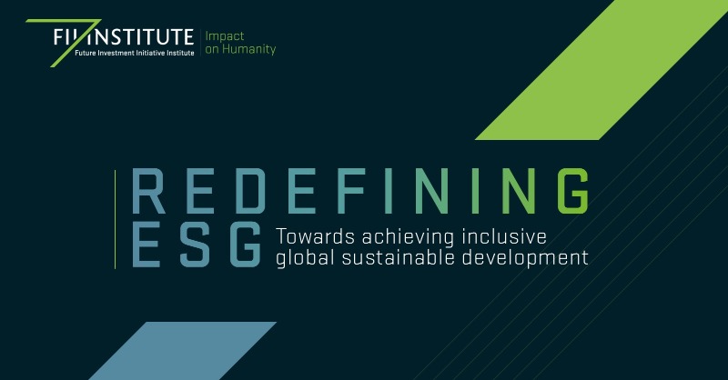 FII_Institute1's tweet photo. For the #ESG system to be realized worldwide, the methodologies must become inclusive of the nuances of emerging markets. #FIIESG
The FII Institute builds upon the momentum of #EarthDay2021 with a new report "Redefining ESG: Towards Achieving Global Sustainable Development.”