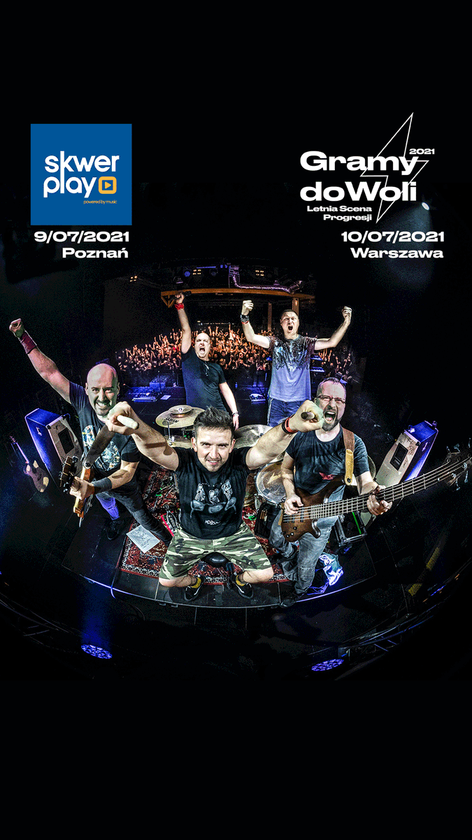 Poznań i Warszawa w lipcu? Zapraszamy na koncerty plenerowe 9.07 Poznań SkwerPlay i 10.07 Warszawa Letnia Scena Progresji. Bilety dostępne w GoOut ✌️🤘