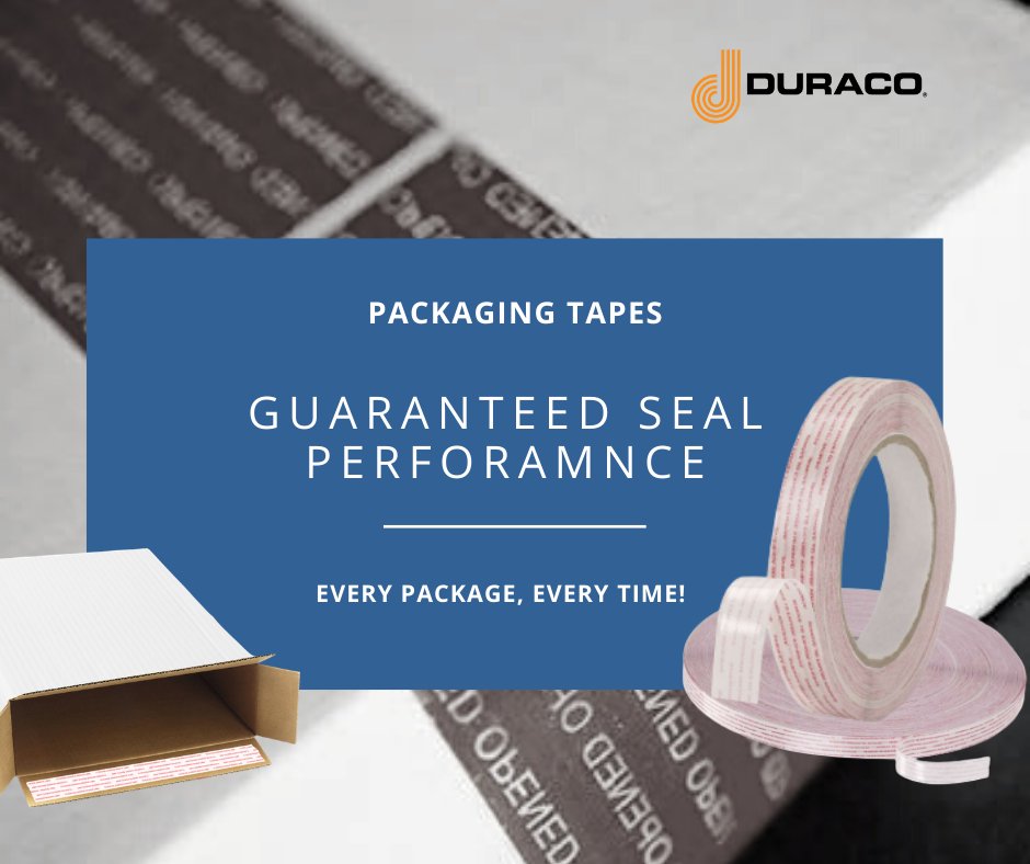 DuracoTapes's tweet image. Talk to our tape experts today to discover our tamper-evident, FDA-regulated, and various products to seal your parcels securely. hubs.la/H0KTqCm0

#DuracoTapes #TapeSolutions #PackagingTapes