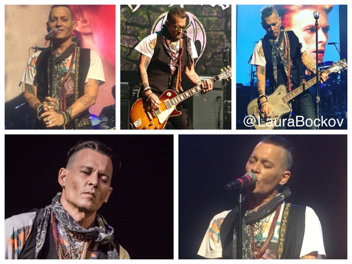 Johnny Depp first love has been music. Here is a thread celebrating the  @hollywoodvamps tours (In No Particular Order) 2....  #JusticeForJohnnyDepp  #HappyJohnnyDeppDay