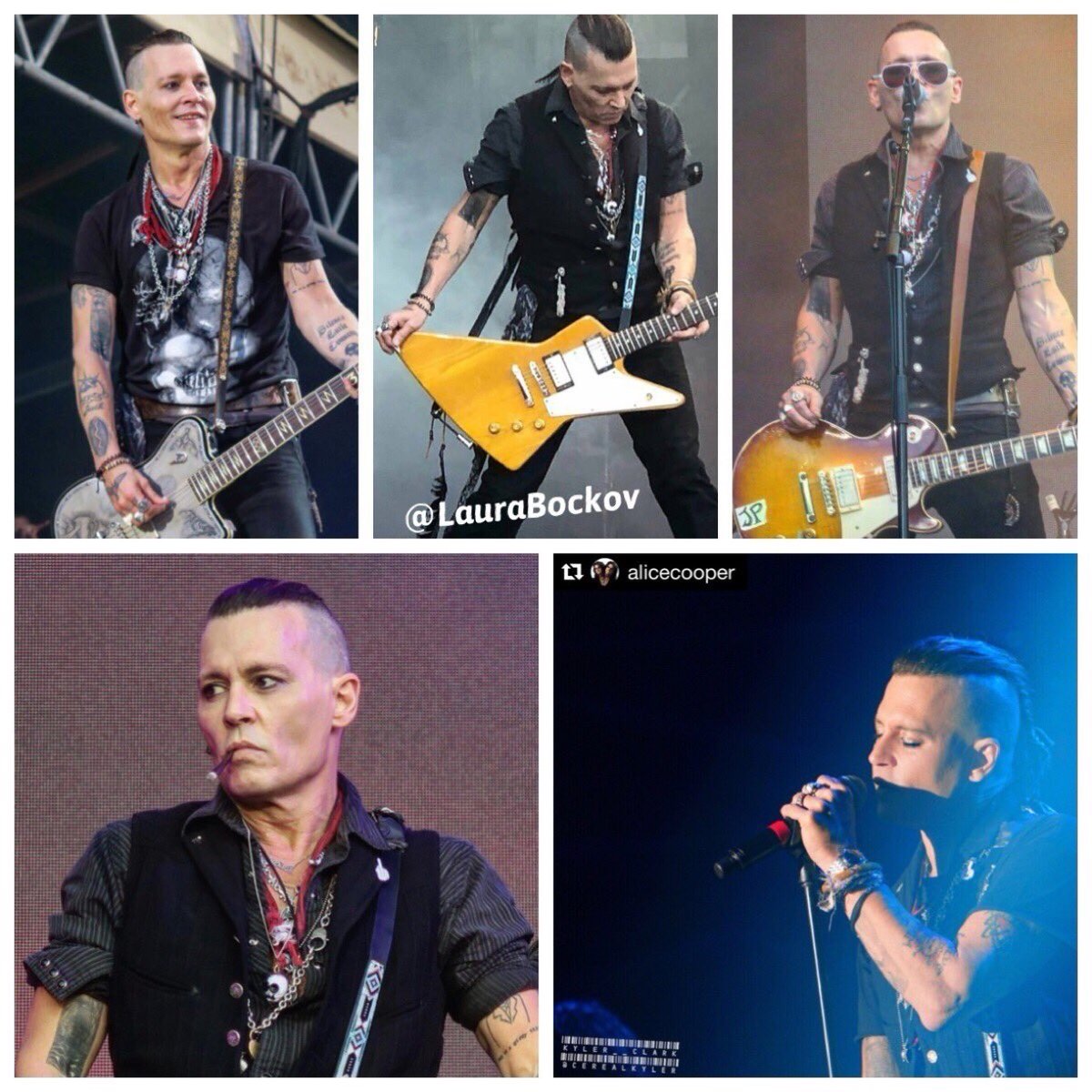 Part 3: Johnny Depp first love has been music. Here is a thread celebrating the  @hollywoodvamps tours (In No Particular Order) 3....  #JusticeForJohnnyDepp  #HappyJohnnyDeppDay