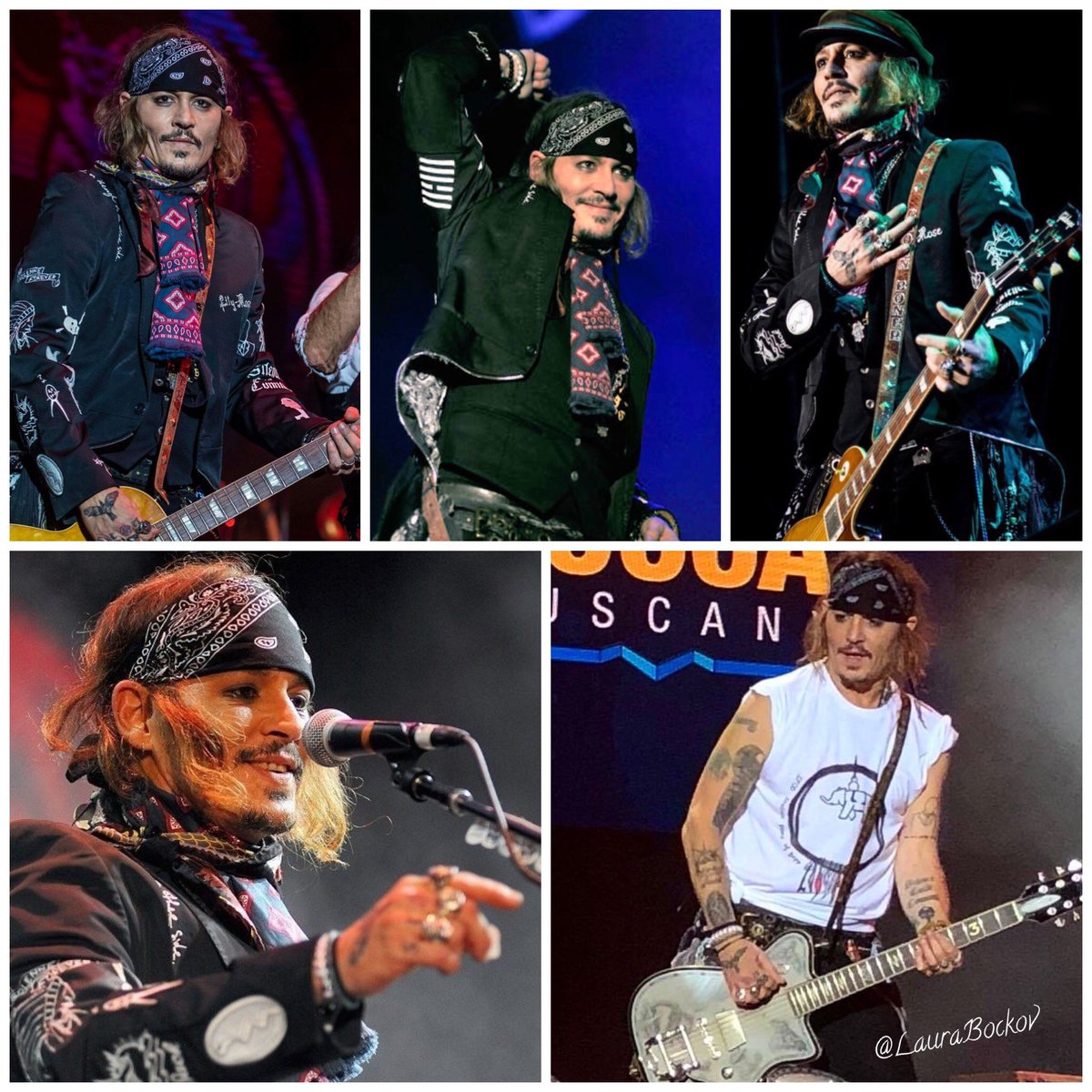 Part 8: Johnny Depp first love has been music. Here is a thread celebrating the  @hollywoodvamps tours (In No Particular Order) 8...  #JusticeForJohnnyDepp  #HappyJohnnyDeppDay