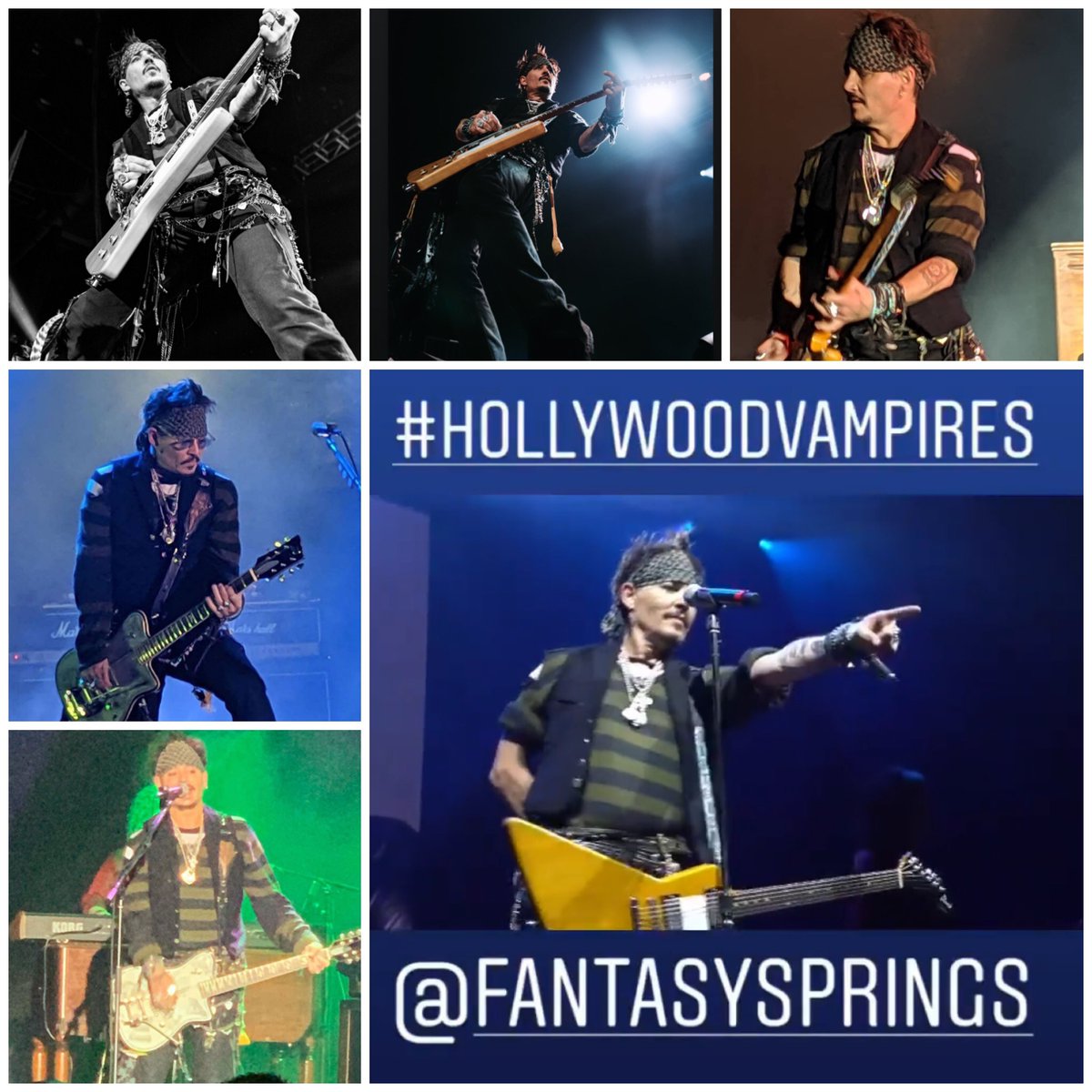 Part 9: Johnny Depp first love has been music. Here is a thread celebrating the  @hollywoodvampstours (In No Particular Order) 9...  #JusticeForJohnnyDepp  #HappyJohnnyDeppDay