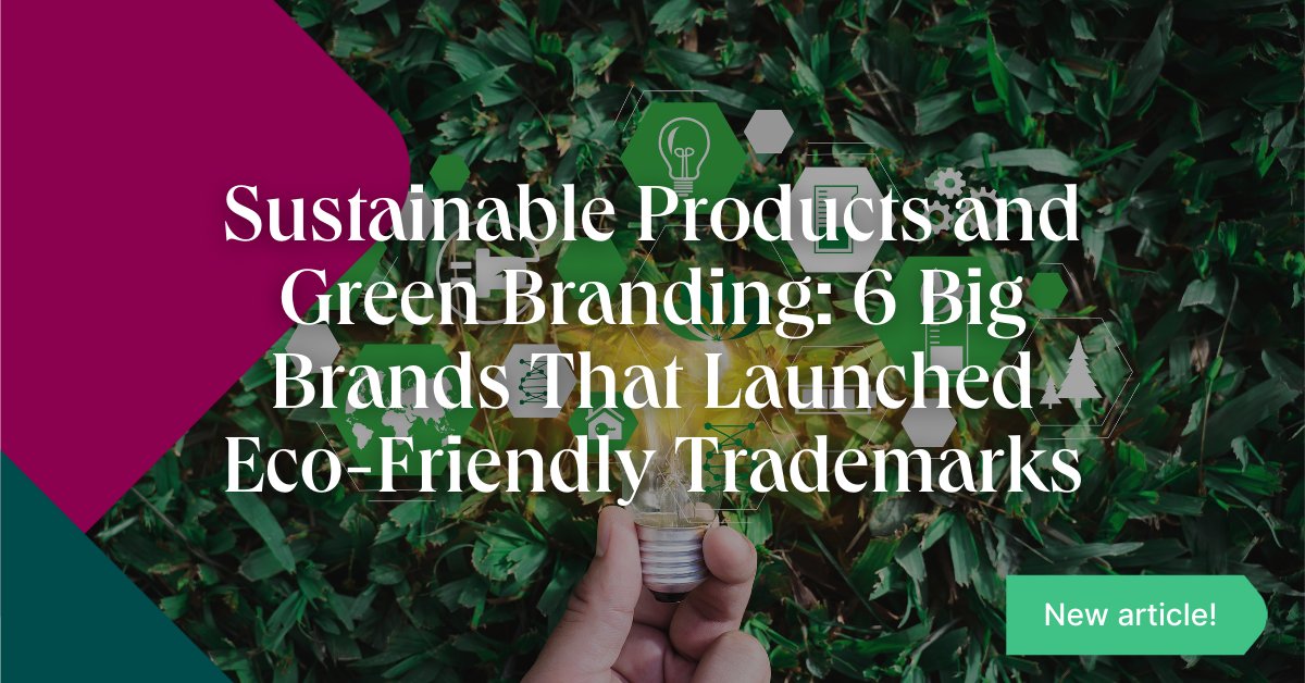 In recognition of #EarthDay today, we're thrilled to publish an article on how six major brands launched new #sustainable products! #GreenIP #Brands #NewArticle Read it here: bit.ly/3sQaIe5