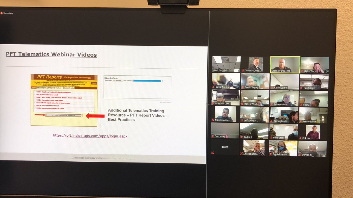 **116 Participants on today’s telematics/PFT webinar..... outstanding!

Looking forward to this afternoon’s turnout.

#WestRegionDispatch