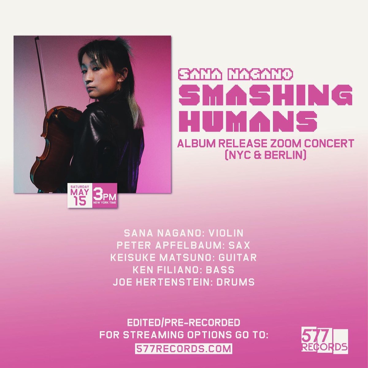SMASHING HUMANS Album Release Cyber Tour!!! 
👽May 1st Sat 3p EDT Smashing Humans Live in NYC (Pre-Covid): Guest Ava Mendoza on 2nd set!
👽May 15th Sat 3p EDT Smashing Humans Lockdown Concert: New live session from April 2021! Vids by <a href="/cowboy_luke/">luke marantz</a>  <a href="/577Records/">(((((((577)))))))</a> <a href="/fullyaltered/">fullyaltered</a>