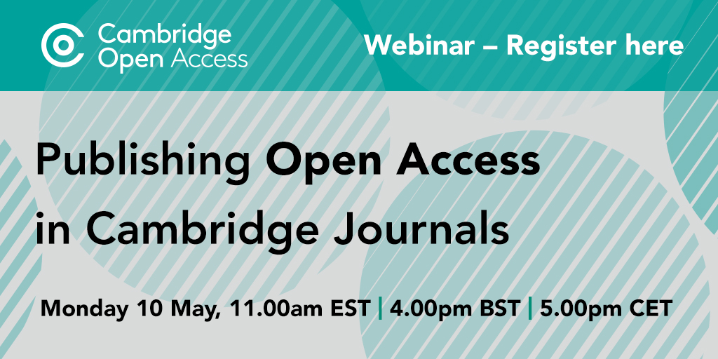 Join us for a webinar focussing on the basics of #OpenAccess and how you can benefit from publishing agreements with your institution.

ow.ly/2SHz50EvcGE