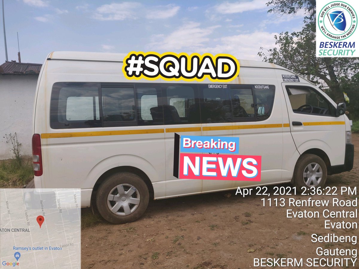 BeskermSecurity's tweet photo. 💥💥Oparational Success💥💥

🗂️ JH-JACKED MV RECOVERED

🕑 14:30
📅 22/04/21
🌍 Eaton Sedibeng

ℹ️ The Toyota Quantum was hi-jacked and recovered moments after it was jacked.

📍Units involved📍
@BeskermSecurity
@MonnaphalaT
@CartrackZA
@SAPoliceService https://t.co/sIJalOTnWm