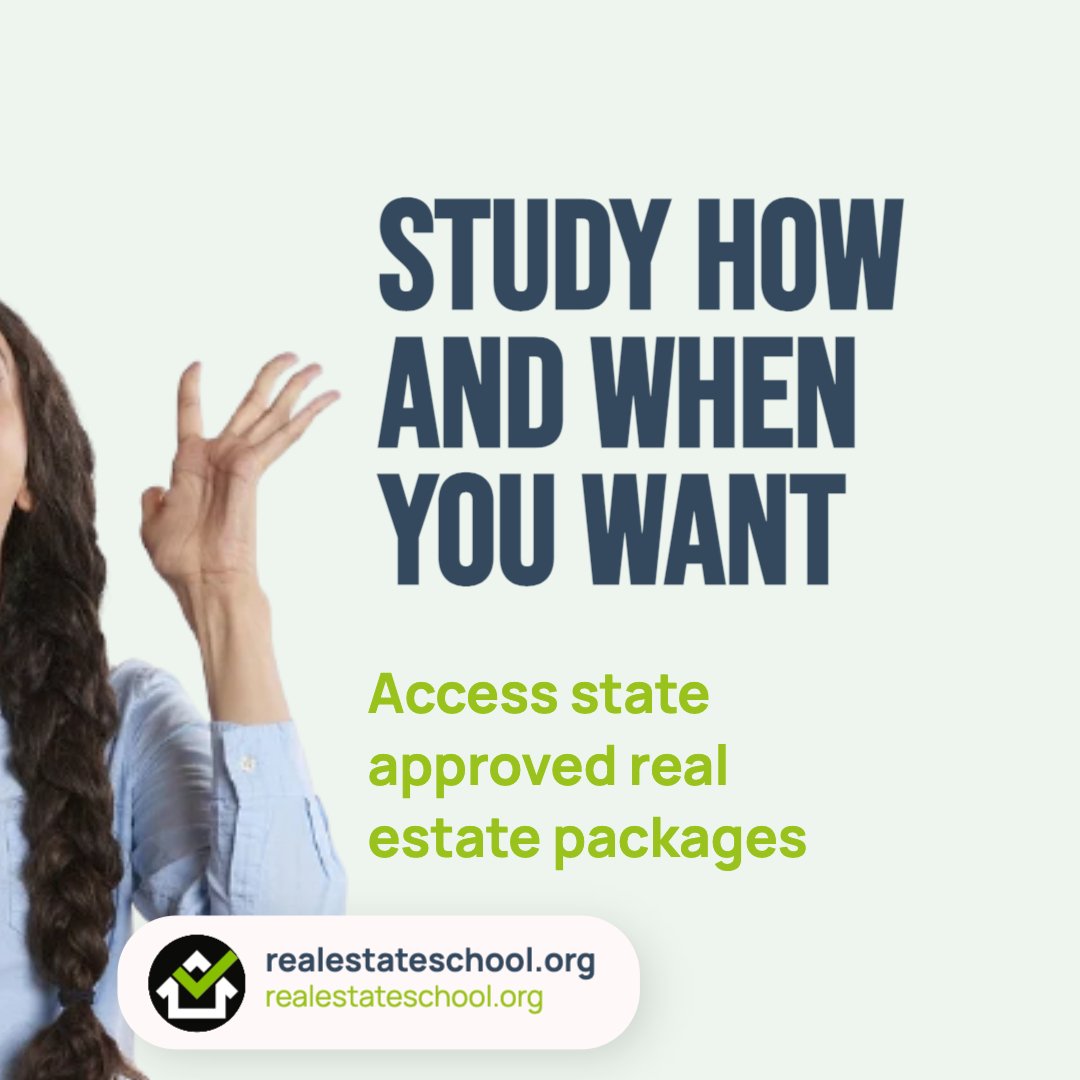 estate_org's tweet image. Get certified with realestateschool.org today