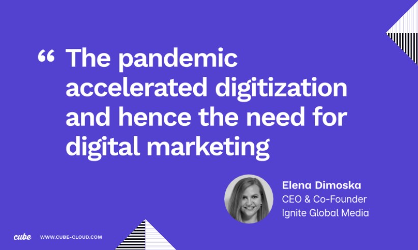 ignitegmedia's tweet photo. #CubeCloud published an excellent report on how #Covid19 affected the marketing industry.
"The pandemic accelerated digitalization and hence the need for digital marketing. As a result, a sea of new opportunities to help clients emerged for us.", @ElenaDimoska of @ignitegmedia. https://t.co/yHFMuyFlfP