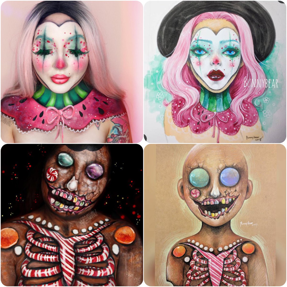 Bunnybear_T's tweet photo. Happy birthday ππ₯³ @JordanHanz my lovely π₯ muse. #bodypaint #artwork #jordanhanz https://t.co/8sGtDMpnpd