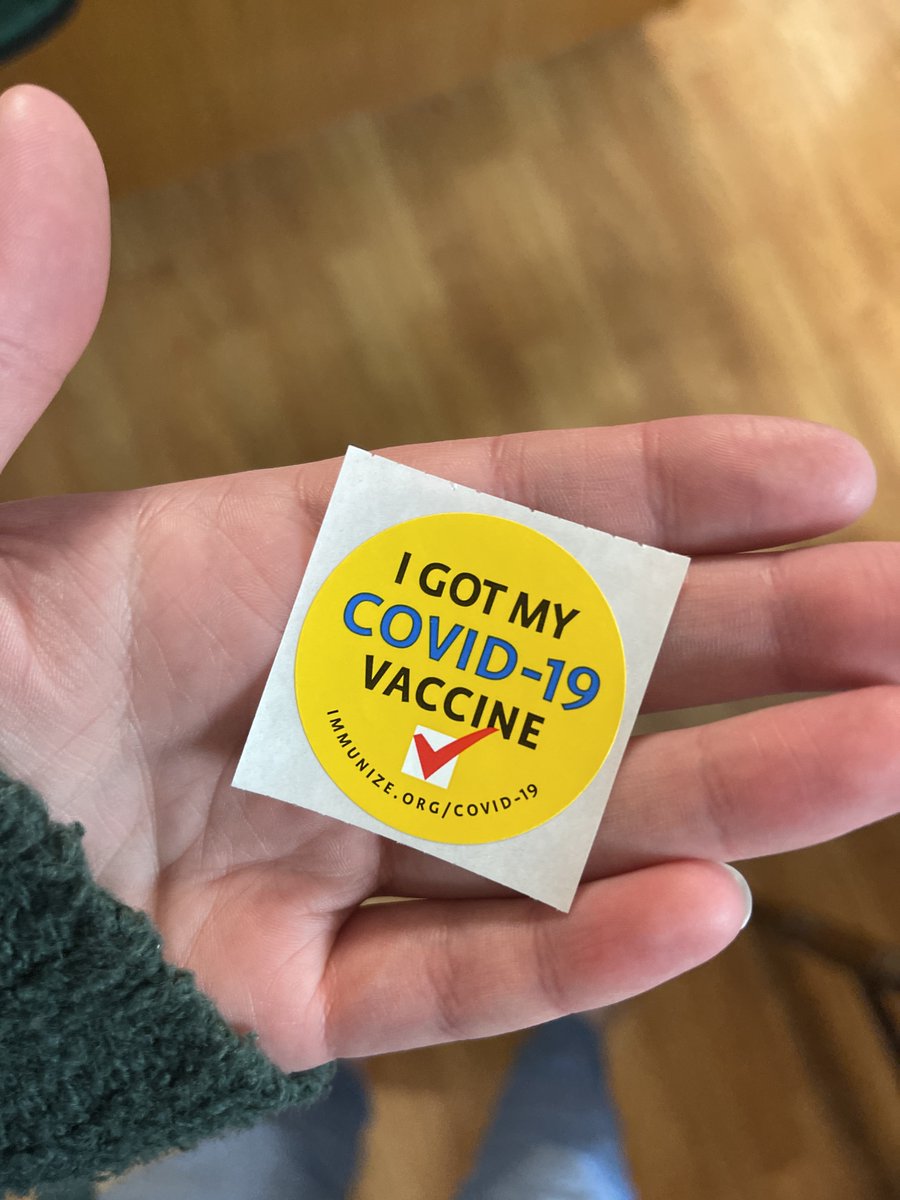 MaggieJFulton's tweet photo. I got my first dose of my #CovidVaccine this morning! Has anyone else been vaccinated? #CMN3980 #PantherPR https://t.co/AESmXrv4le