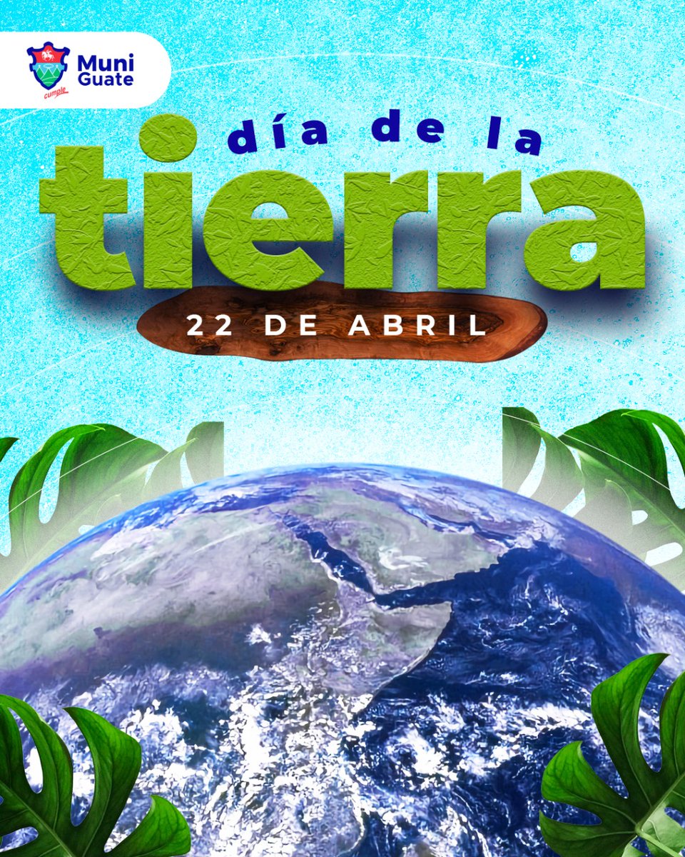 Recuperemos la Tierra reduciendo el impacto de las acciones individuales de cada uno sobre el planeta.

#DíaDeLaTierra
#JuntoslogramosMás
#MuniGuate #AlcaldeQuiñónez