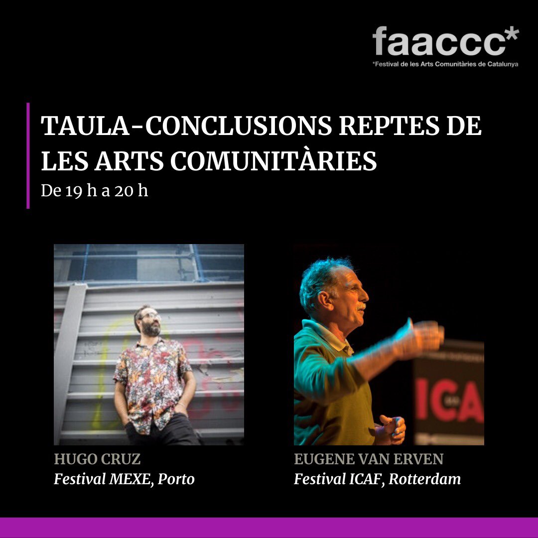 El 14 de maig @basket_beat @Fundperetarres @UABBarcelona @univgirona @inefcat ens trobem per fer un #congrés entorn les #artscomunitàries ! Amb Cristina Morales , @patothom , Melissa Lima i moltes més! Inscripcions a faaccc.org/programacio/