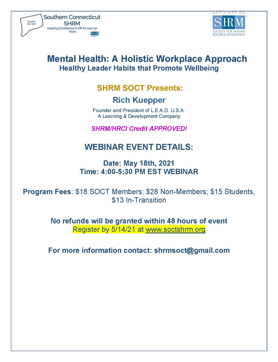 Southern CT SHRM tweet media