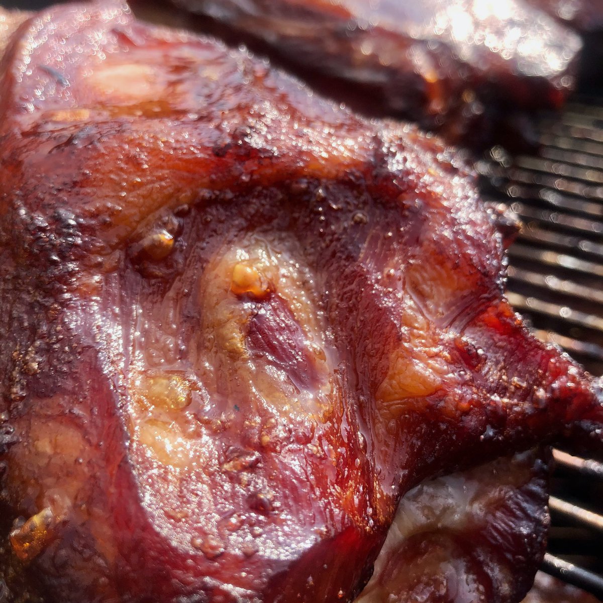 <a href="/grantsbacon/">William Grant & Co. Ltd.</a> looking amazing during an 8-hour smoke today! Pulled pork makes the weekend taste better 😎 
What are you grilling today? #LoAndSlo #GrantsBacon <a href="/vincentegrant/">Vincent Grant</a>