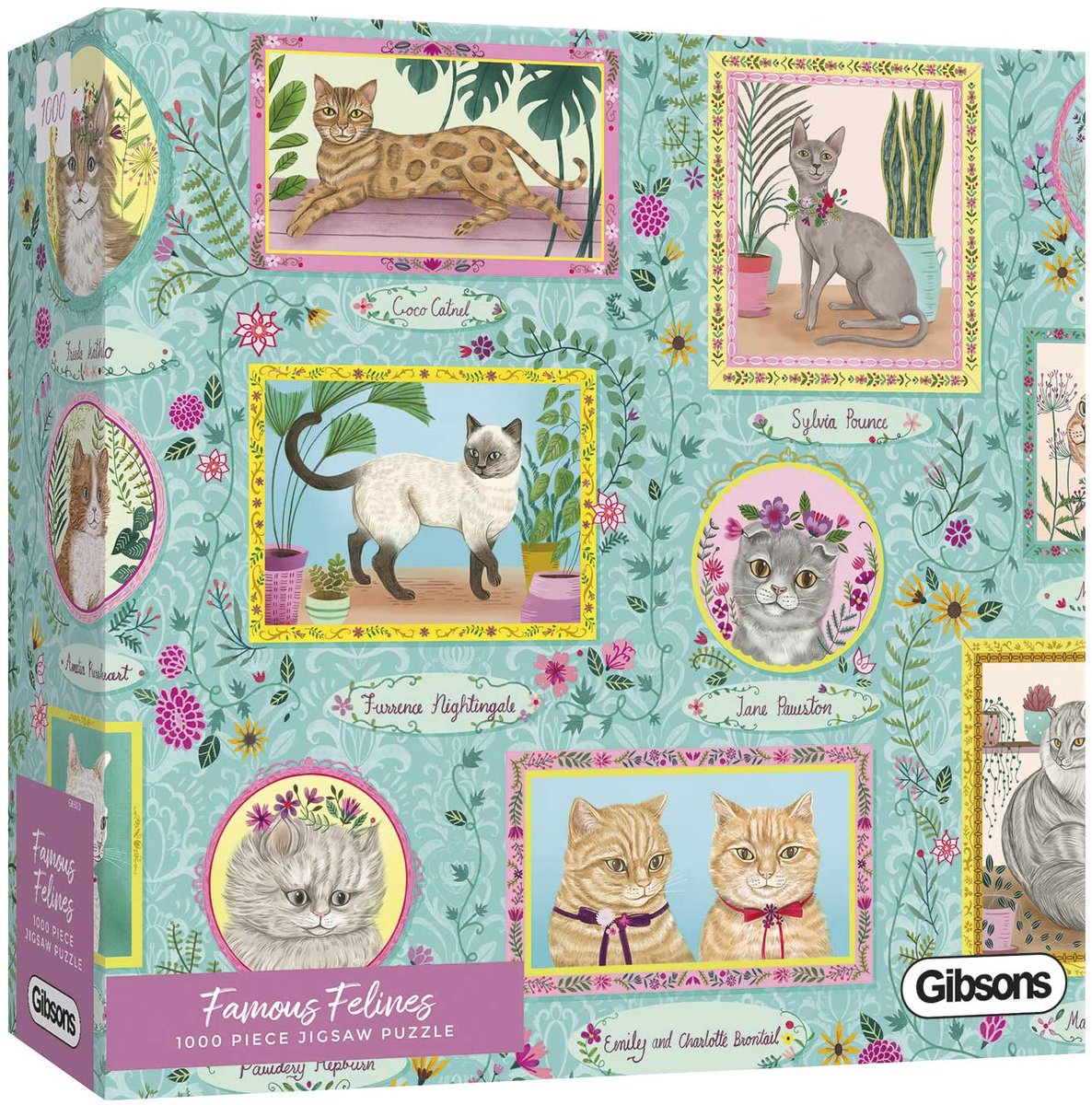 Our clear Puzzle MVP this week is Lisa/Lance, with several great action shots, a completed border, and several floating islands.She's working on the 1000 piece puzzle Famous Felines by  @Gibsons_puzzles:  https://amzn.to/2QPkyzu  (aflink) @lisa_delcampo  @CircleNetflix