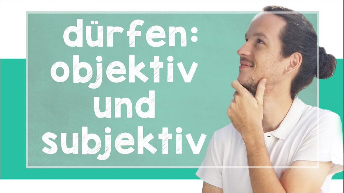 reisquarteu's tweet image. Das #Modalverb &quot;dürfen&quot; - B2: youtu.be/ctLFXEwLrQ4 #Deutschlernen