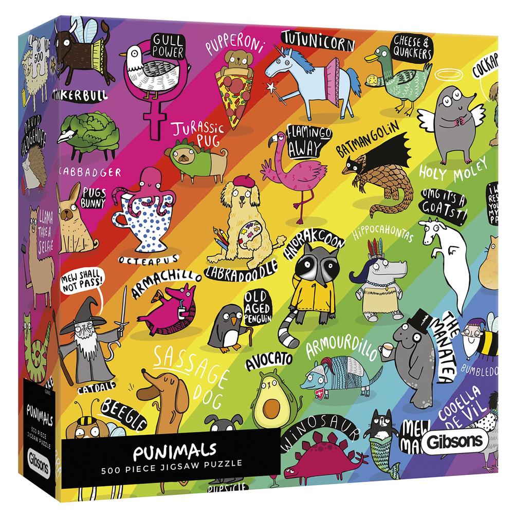 Hot on her tail we've got Courtney with a colorful number, the 500 piece puzzle Punimals, also by  @Gibsons_puzzles. https://gibsonsgames.co.uk/products/punimals-jigsaw-puzzle @CourtRevolution  @CircleNetflix