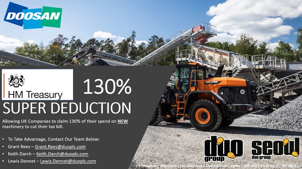 How does 130% SUPER DEDUCTION sound?