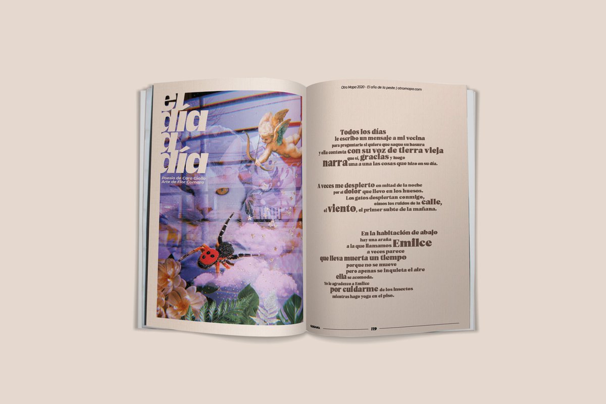 “El día a día”, escrita por Caro Giollo, nos ofrece, con sus versos íntimos y viscerales, una radiografía de los días de confinamiento, tan lejanos y tan próximos a la vez. Con arte de Flor Cornara.  #otromapa #elañodelapeste