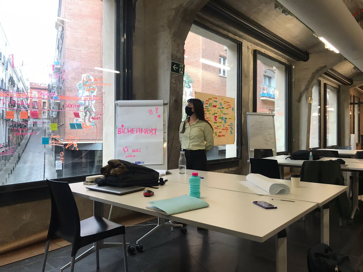 ETSIDI_UPM's tweet photo. Hoy seguimos participando en el Laboratorio #MadBlue de @MedialabPrado con @maqsdesign y @2021Aps estudiantes de #Diseño de la @ETSIDI_UPM #innovaciónabierta #proyectosdeimpacto @osantossopena https://t.co/xvwnsLBdKj