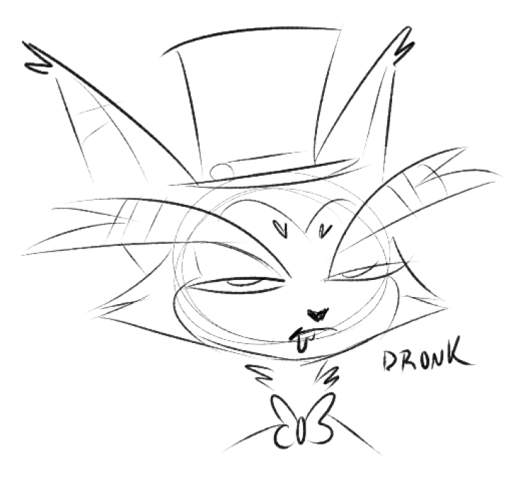 doodled husk from memory
#HazbinHotel 