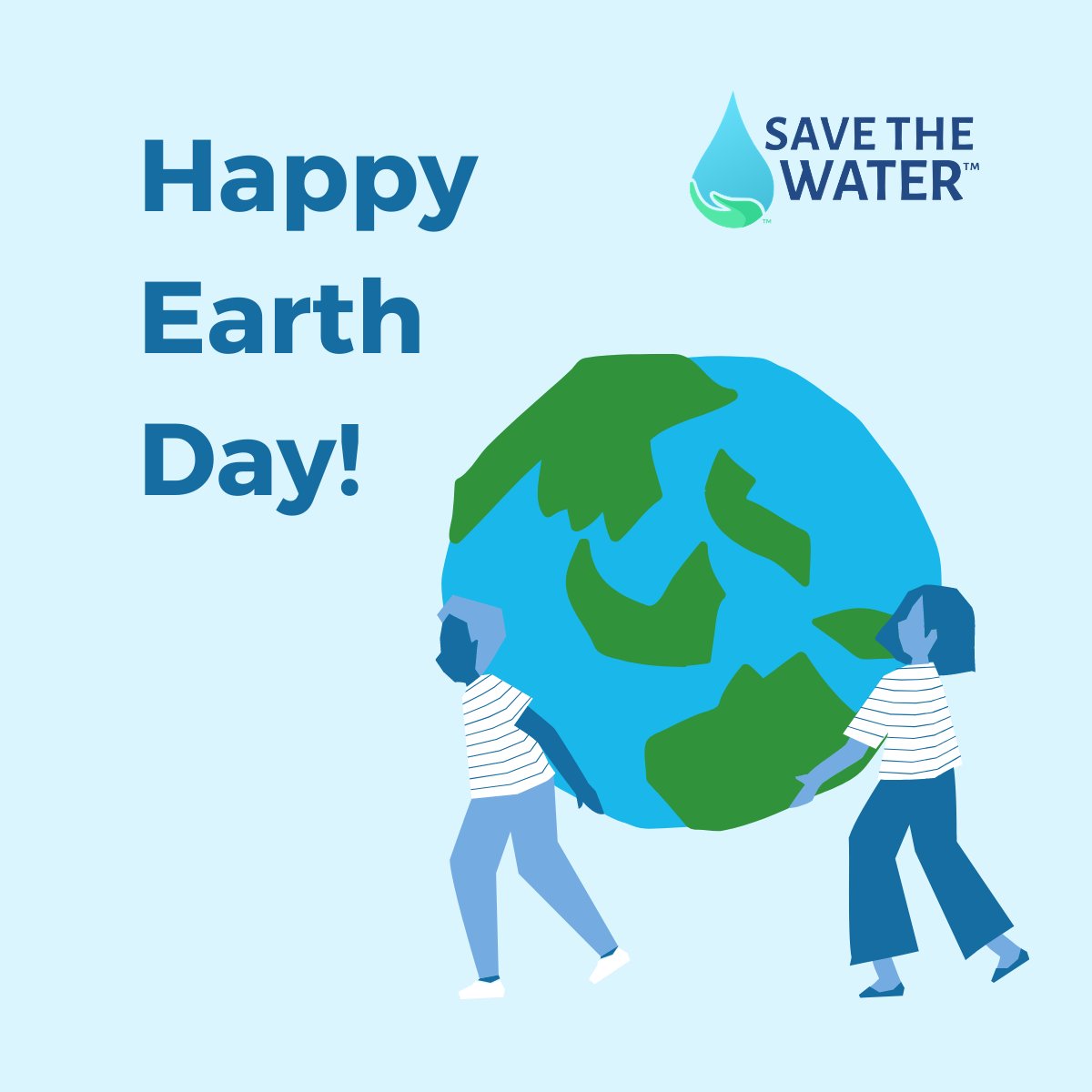 SaveTheWater's tweet photo. Today we celebrate #EarthDay2021! Did you know that 71% of the earth is water? At #SavetheWater, we know that in order to protect our earth we need to #CleanOurWaters! #BeAPartoftheSolution! https://t.co/Bh8QvNLMqg
