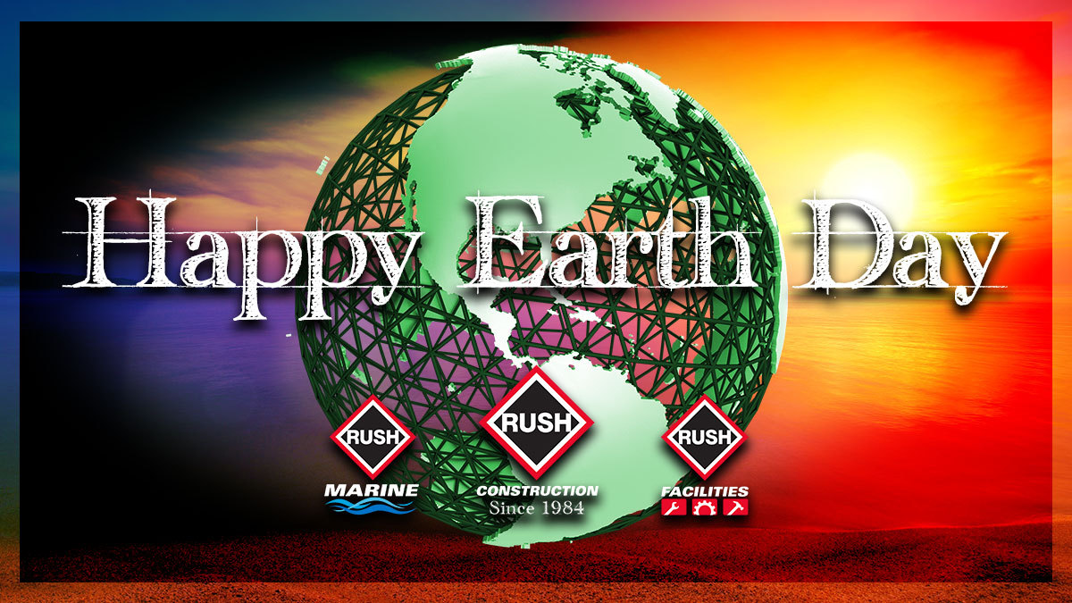 RUSH_inc's tweet photo. Happy #EarthDay! #RUSHconstruction takes pride in our #sustainability efforts. As part of their overall efforts in the area of #greenbuilding, RUSH attempts to be conscious of environmental issues related to our project sites. Learn more: https://t.co/aCBRqa62QI https://t.co/QONiIuOJfY