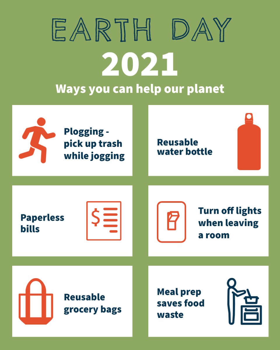 Happy Earth Day! Earth Day Network is an organization with the mission to diversify, educate and activate the environmental movement worldwide. Here are some ways you can make an impact from home. Volunteer, make a difference &amp; learn more, go to:  bit.ly/3rQuohj