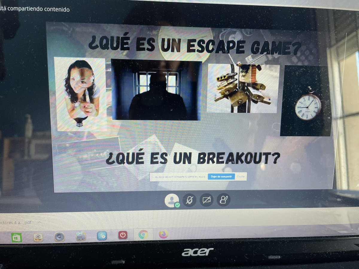 Fantástico el inicio del curso Escape Room del <a href="/cepdemotril/">CEP de Motril</a> #AnaLeon