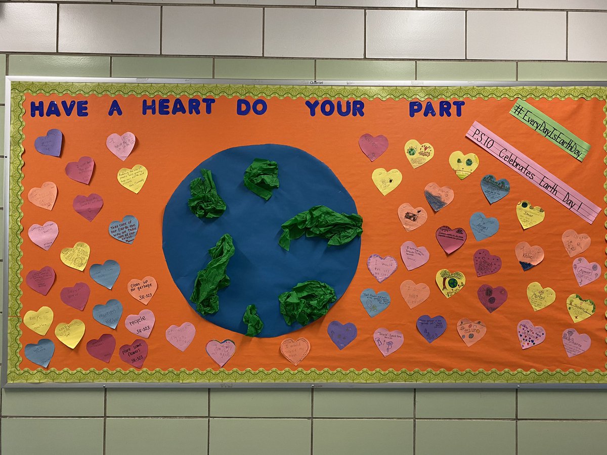 Have a Heart 💚 Do Your Part ! #EarthDay  #earthdayiseveryday @PS10FortHill celebrates #EarthDay2021  by pledging one way they can help take care of our Earth ! @SIBOD31 @FreyTB @DrMarionWilson @teacherromero72