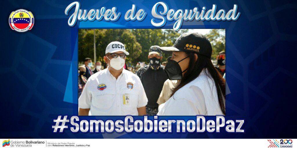 RT <a href="/DespachoDePaz/">Despacho De La Paz</a>:  #22Abr | El presidente <a href="/NicolasMaduro/">Nicolás Maduro</a> mediante el <a href="/MIJP_Vzla/">MPPRIJP</a> ha creado la Misión Guardianes de la Patria para proteger a los funcionarios y funcionarias que velan por la seguridad del pueblo.
#SomosGobiernoDePaz #LaVictoriaEsDeVenezuela