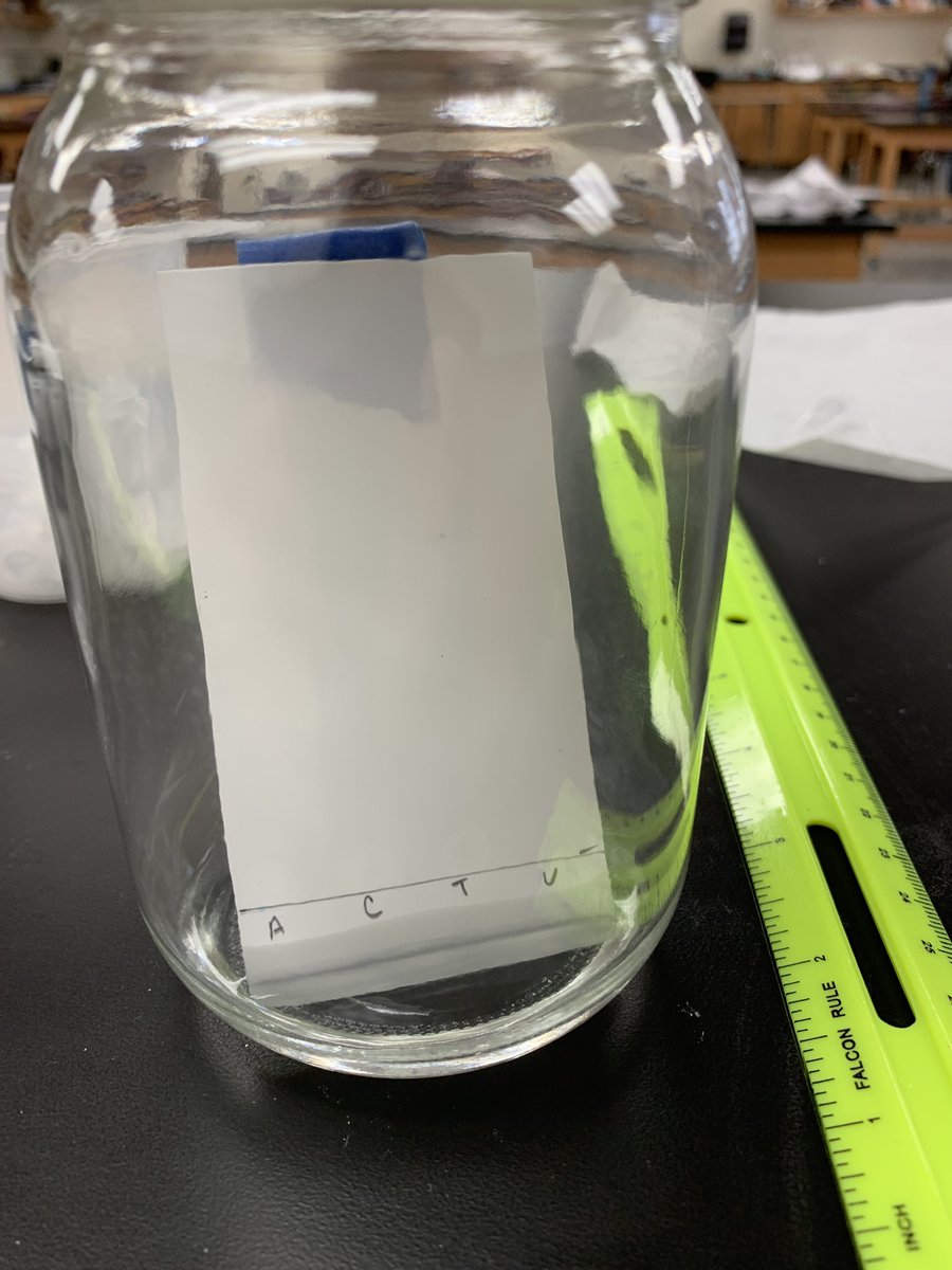 Thin Layer Chromatography Lab. #forensics #LockhartLeading <a href="/lhs_science/">LHS Science Department</a>
