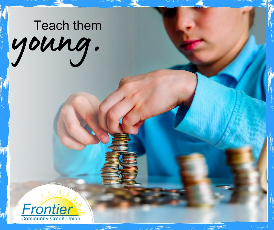 FrontierCCU's tweet photo. It's always a good idea to teach your kids to start saving when they're young.๐ฐ In honor of #NationalTeachChildrenToSaveDay, we encourage you to teach your kids the importance of saving for their bright futures.โ๏ธ
#FrontierCCU #ExploreKansas #MissouriRiver #KansasLiving https://t.co/5aTy7Asm0b
