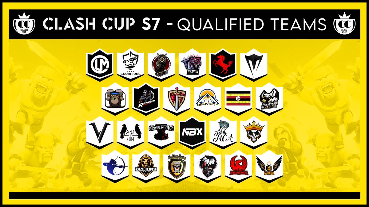 Congratulations to the following teams that have qualified for Season 7! Welcome and good luck! 🎉