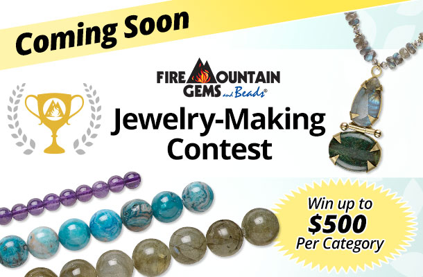 FireMtnGems's tweet photo. Less than a month away and we are opening up our #JewelryMaking Contest.
See all the details here: https://t.co/QQw8UB2iv4
#FMGContest https://t.co/wQKictKWhC