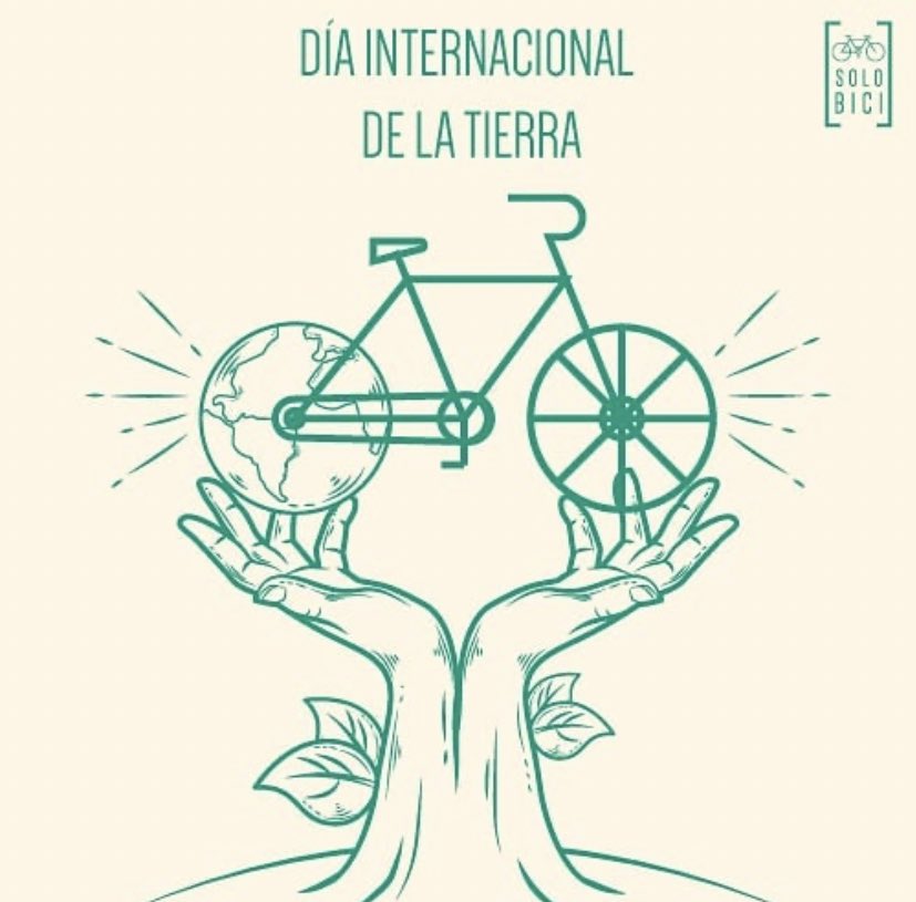 #diadelatierra no es una celebración, es un llamado a hacer conciencia de nuestras acciones: recicla, cuida el agua,ahorra energía, no desechables,no consumas productos de origen animal, camina, usa bici o medios de transporte público, haz qué todos tus días sean día de la tierra