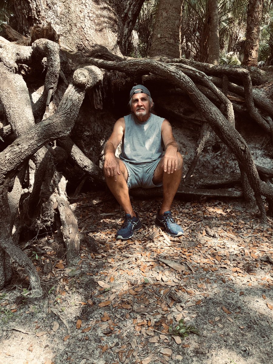 Happy Earth Day! Here is my favorite root system in our local wetlands. Husband added for scale. #mcep #floridaparks