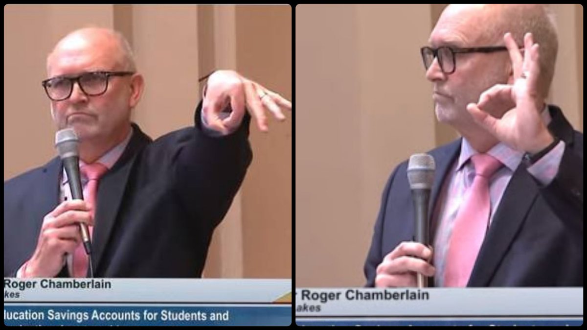 Why is Senator Roger Chamberlain flashing a white supremacist symbol on the Minnesota senate floor and how is this ok? 👀