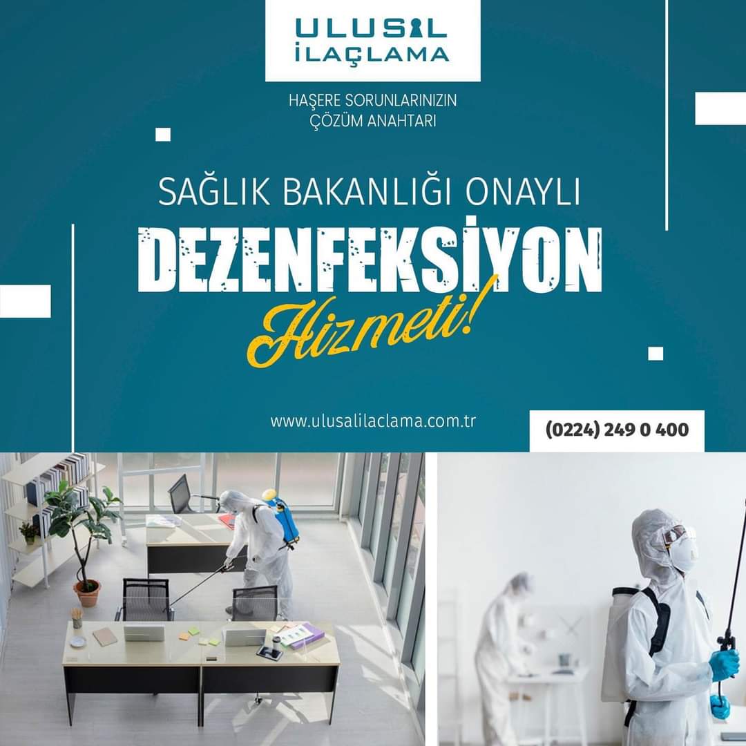 #bursailaçlama #dezenfeksiyon #haşere #ulusalilaçlama