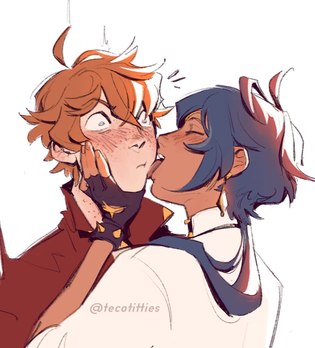 teco_etc's tweet photo. [chaeya] i think kaeya would just lick for no reason ?? ? https://t.co/rG03KKZGKN