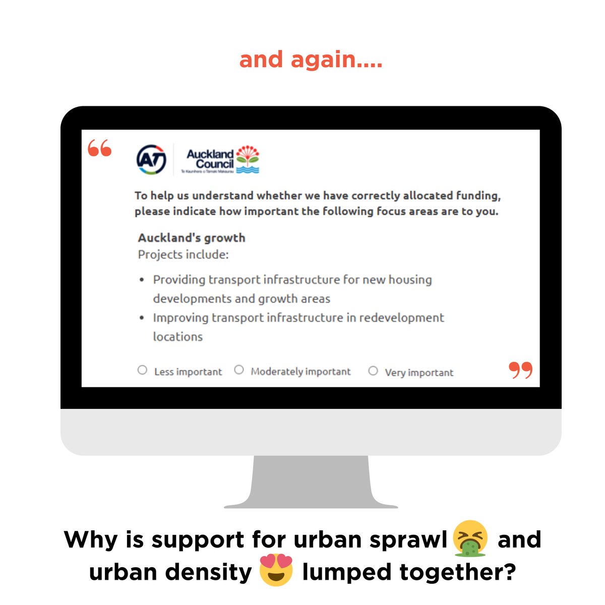 GenZeroNZ's tweet photo. See what we mean below and be on the lookout for our quick submit form to clearly show your support for public and active transport and urban density for an equitable, resilient and zero-carbon future! ✊(2/2) https://t.co/acFnhoKEos