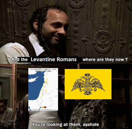 "And the Levantine Romans, where are they now?"
