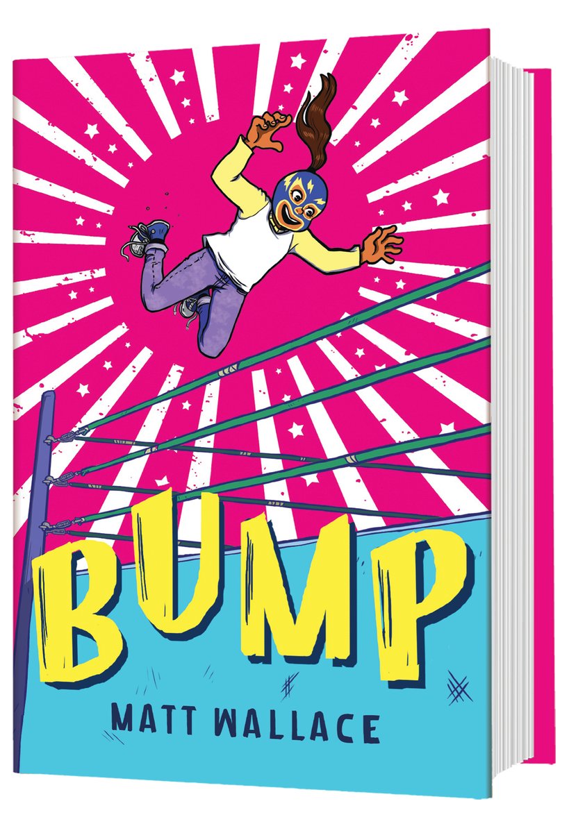 January saw the release of my first ever middle-grade novel, BUMP, a thing of which I am *very* proud. It's about a 12-year-old girl named MJ learning to cope with grief and find her family in the wild, oft misunderstood world of pro-wrestling/lucha libre.  http://www.matt-wallace.com/bump/ 