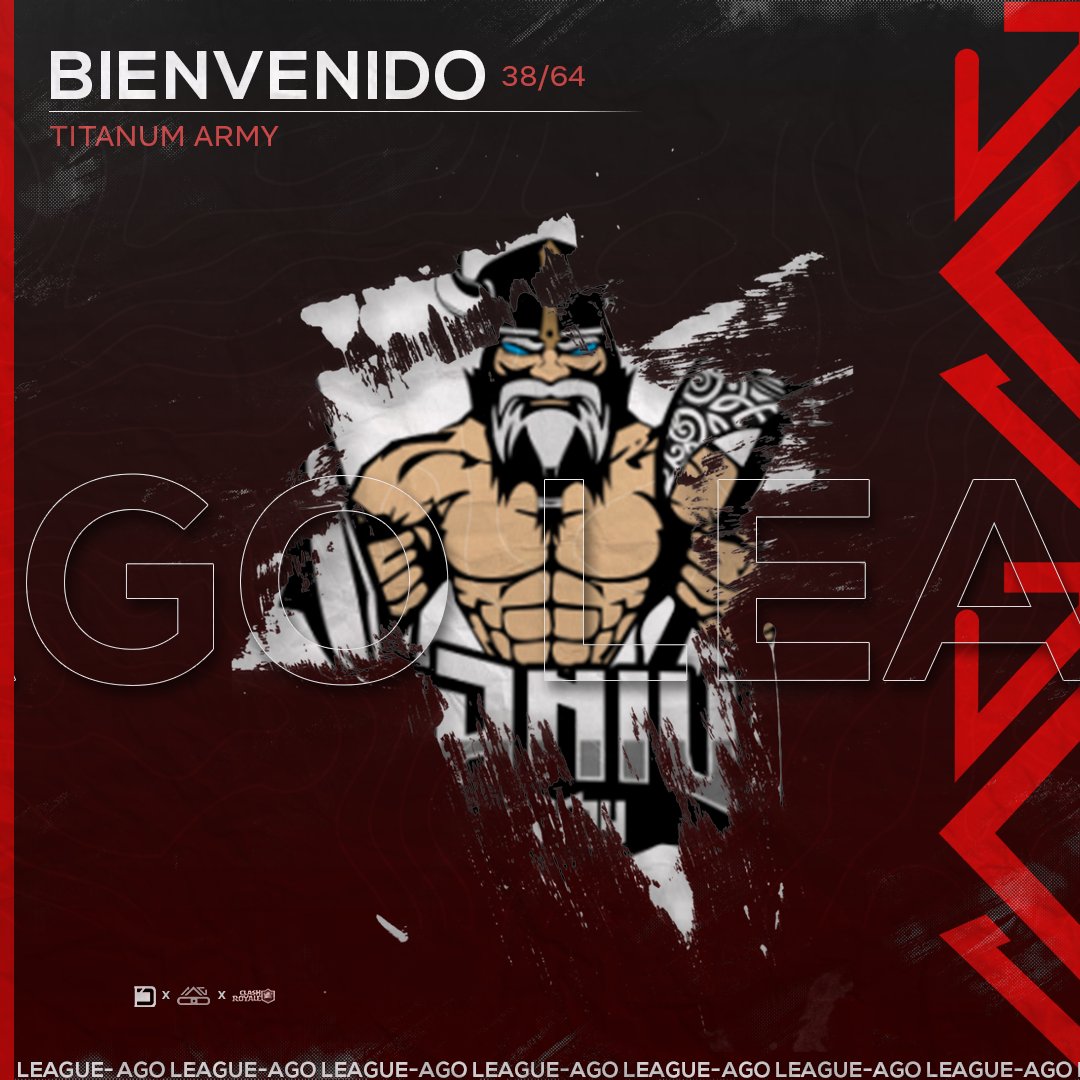 #ClashRoyale × ¡PRESENTACIONES!

¡Bienvenidos 🇨🇱 <a href="/TitaniumArmyGG/">⭐ Titanium Army ⭐</a>! Les deseamos mucha suerte en esta 2da Edición de la #AGOLEGUE.

💬 ¿Serán ellos los campeones en esta edición?

(38/64)

#GOAGO